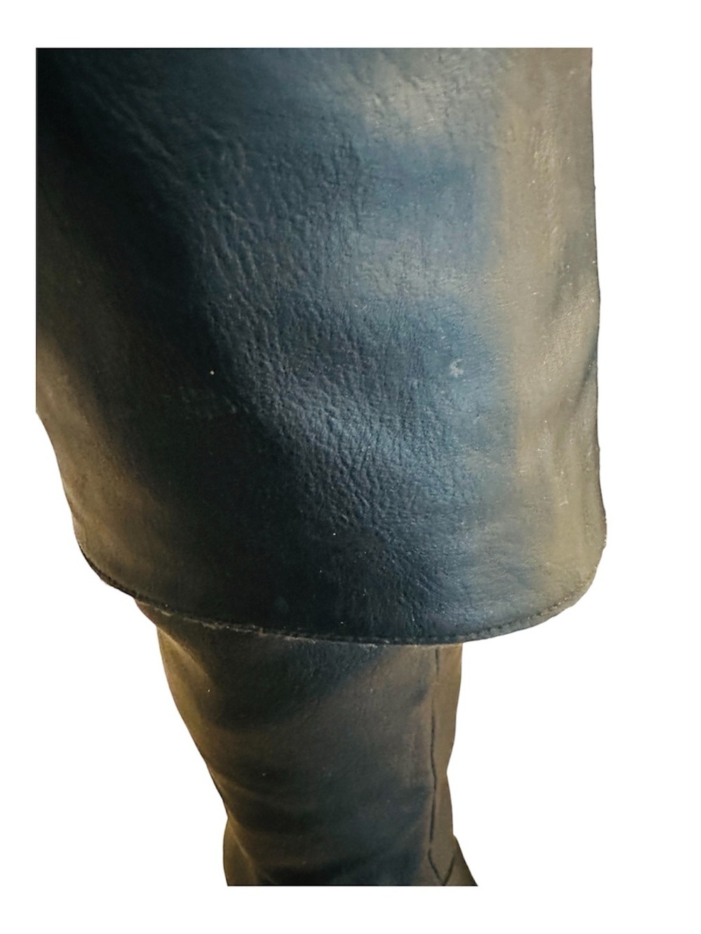 Dream Pairs Black Over-the-Knee Riding Boots - Womens 8 Regular Calf - Picture 7 of 13